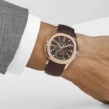 Patek Philippe Aquanaut 5164R-001 'Travel Time' Rose Gold Brown Dial (2017) 2
