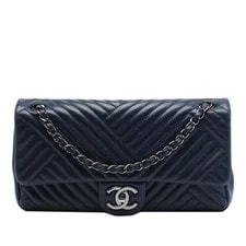Chanel — Chanel Medium CC Crossing Flap Crossbody Dark — Handbag — resale
