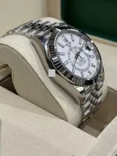 Rolex Sky-Dweller 326934 Silver Jubilee Bracelet With Silver Bezel 3
