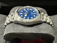 Tudor — Tudor Heritage Black Bay 36 36mm Blue Dial Auto Swiss SS Bracelet Box Manual — Watch — resale