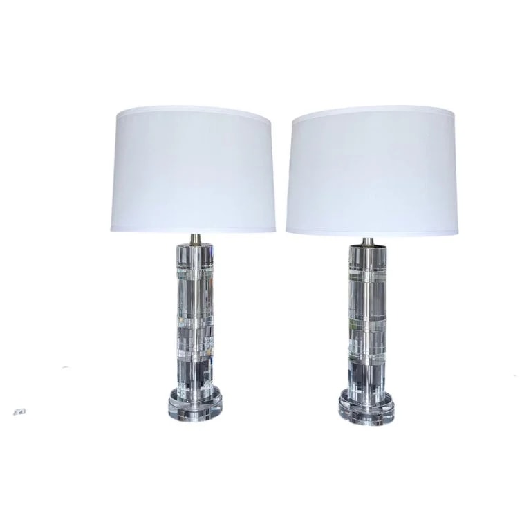 Ralph Lauren — Ralph Lauren Faceted Lamps, Pair — Furniture — resale