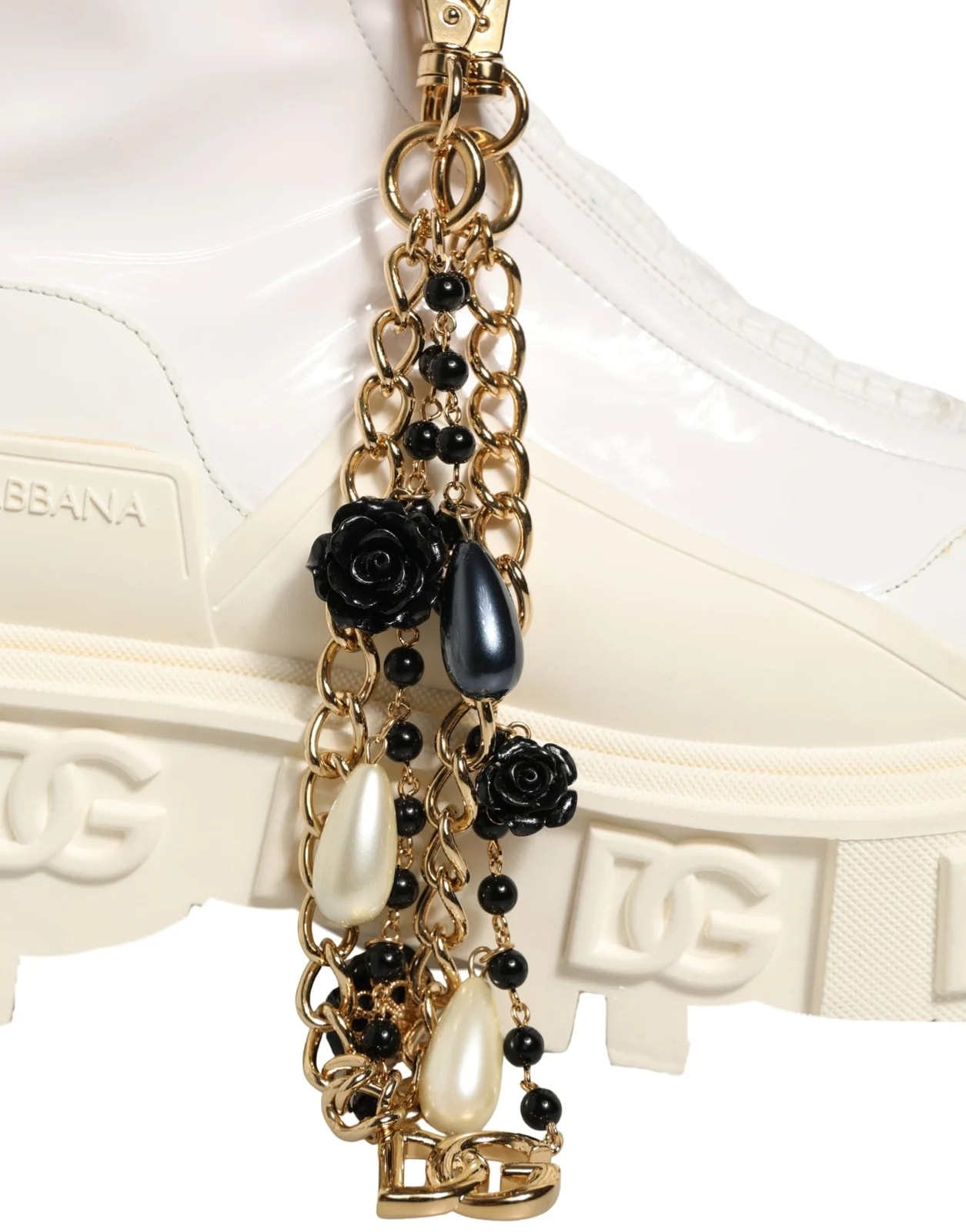 Dolce & Gabbana — Dolce & Gabbana Logo Short Ankle — Designer Shoe — resale