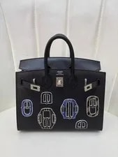 Limited Edition Hermes Birkin 20 Sellier Bouclerie Moderne 2