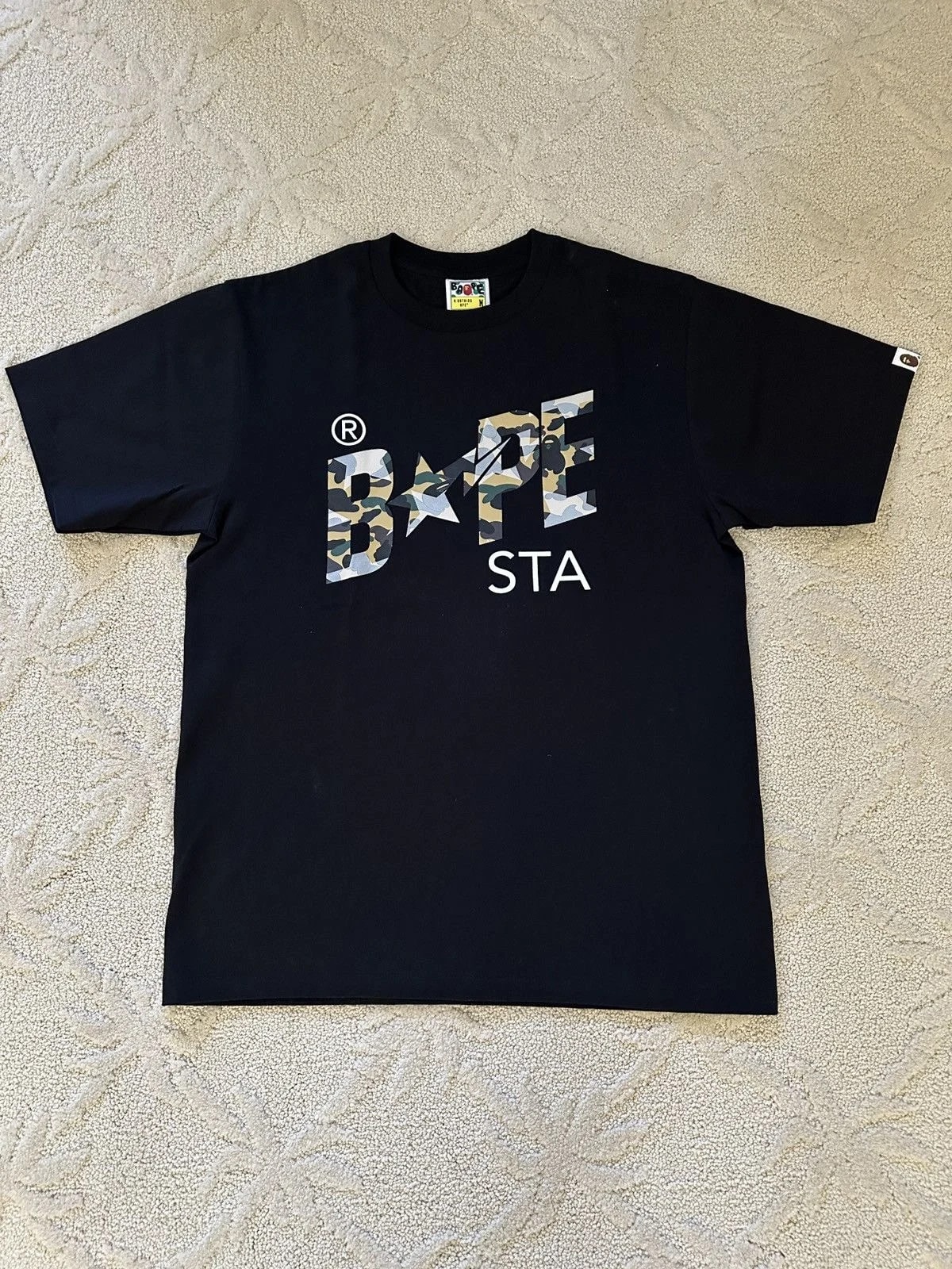 BAPE — Bape Sta Over Print 1st Camo Sta Tee — streetwear — resale