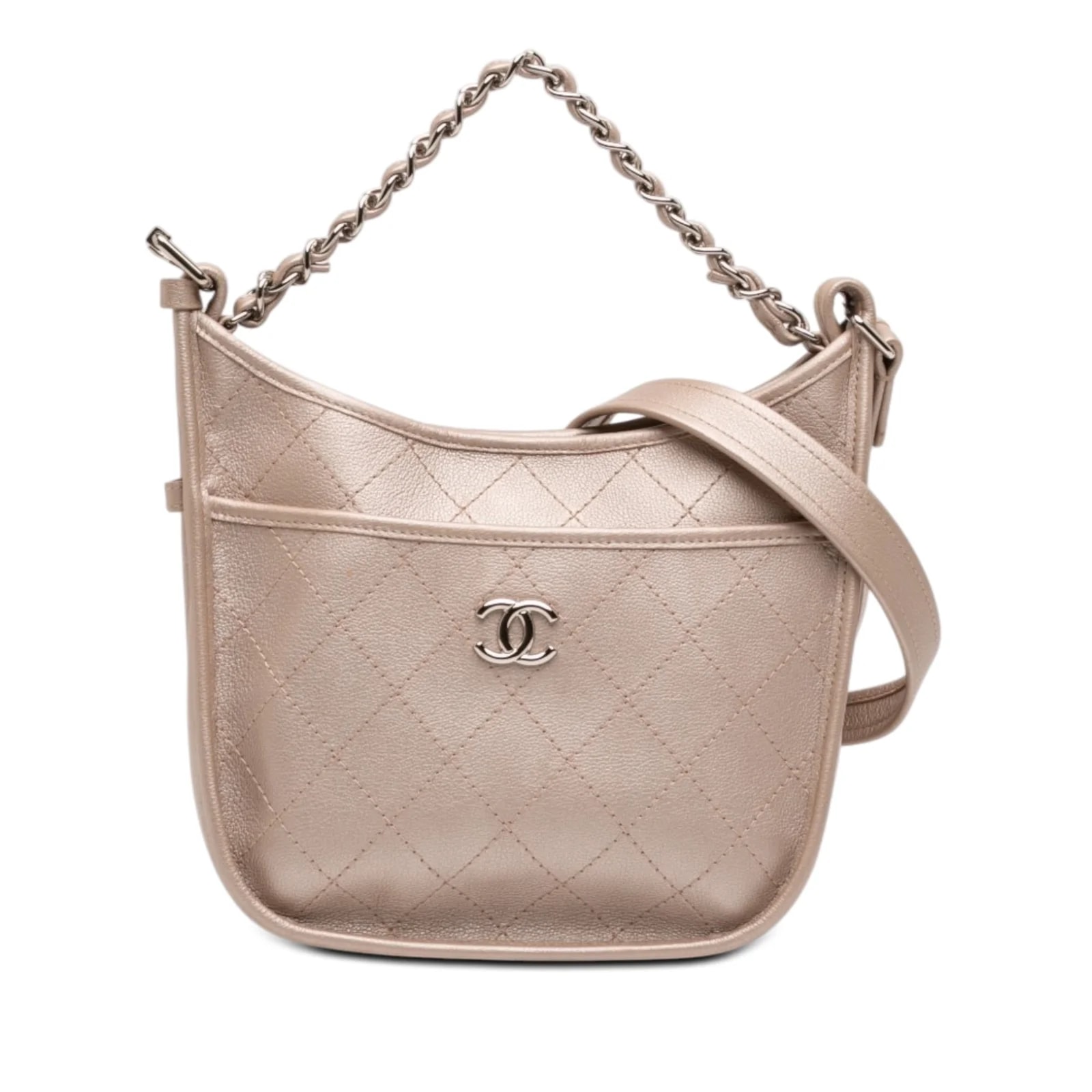 Chanel — Small Metallic Jungle Stroll Hobo — Handbag — resale