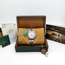 Rolex 16570 Explorer II With White Dial 2