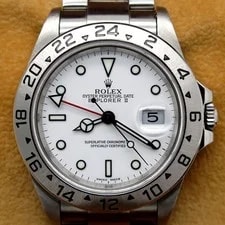 Rolex 16570 Explorer II With White Dial 3