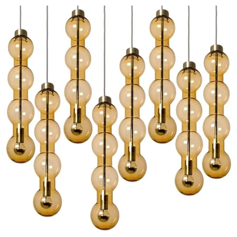 Doria Leuchten Germany — Several Pedant Lights, Doria, 1960s — Furniture — resale