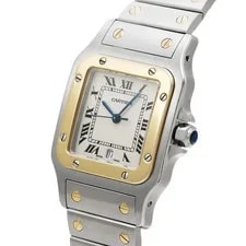 Cartier Santos W20011C4 29mm Stainless Steel Ivory #WW11052 2