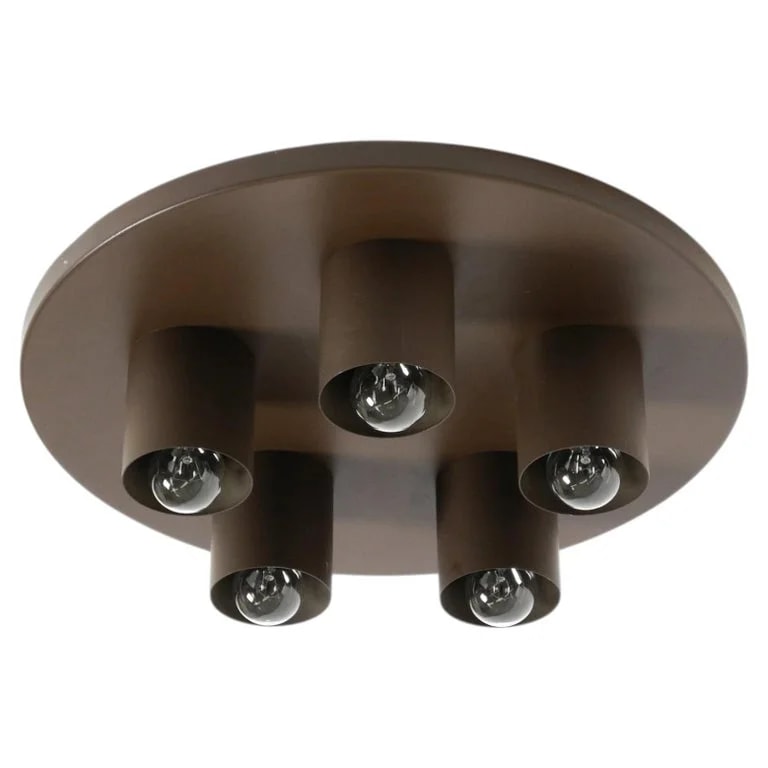 Beisl — Large 1970s Space Age Brutalist Metal Ceiling Or Wall By "Beisl Leuchte" — lighting — resale