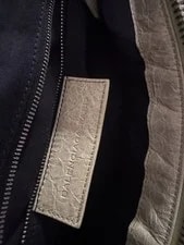 Balenciaga Large Satchel Top Handle Zip Studded Buckle Mirror 3