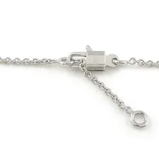 Hermes Necklace Amulet Kelly Motif Pav 38 Points Total 0.39ct K18WG 4