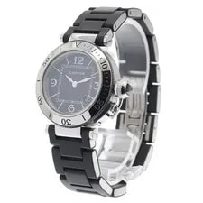 Cartier W3140003 Pasha Sea Timer Date Quartz Good Condition With 940491 3