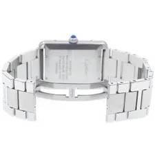 Cartier Tank Solo XL W5200028 Date Silver Dial Automatic Watch_946704 4