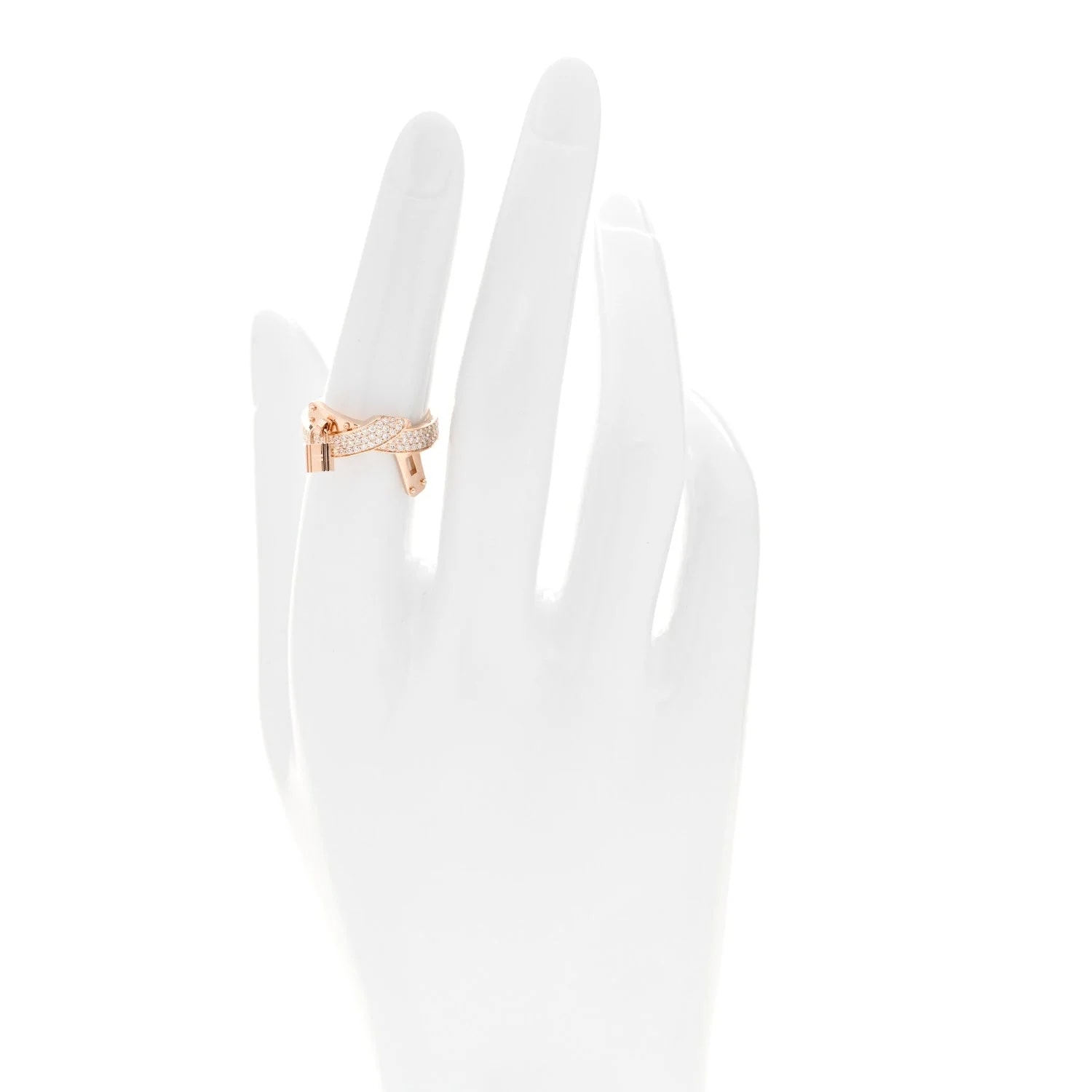 18K Rose Gold Kelly Gavroche 53 6.5 2