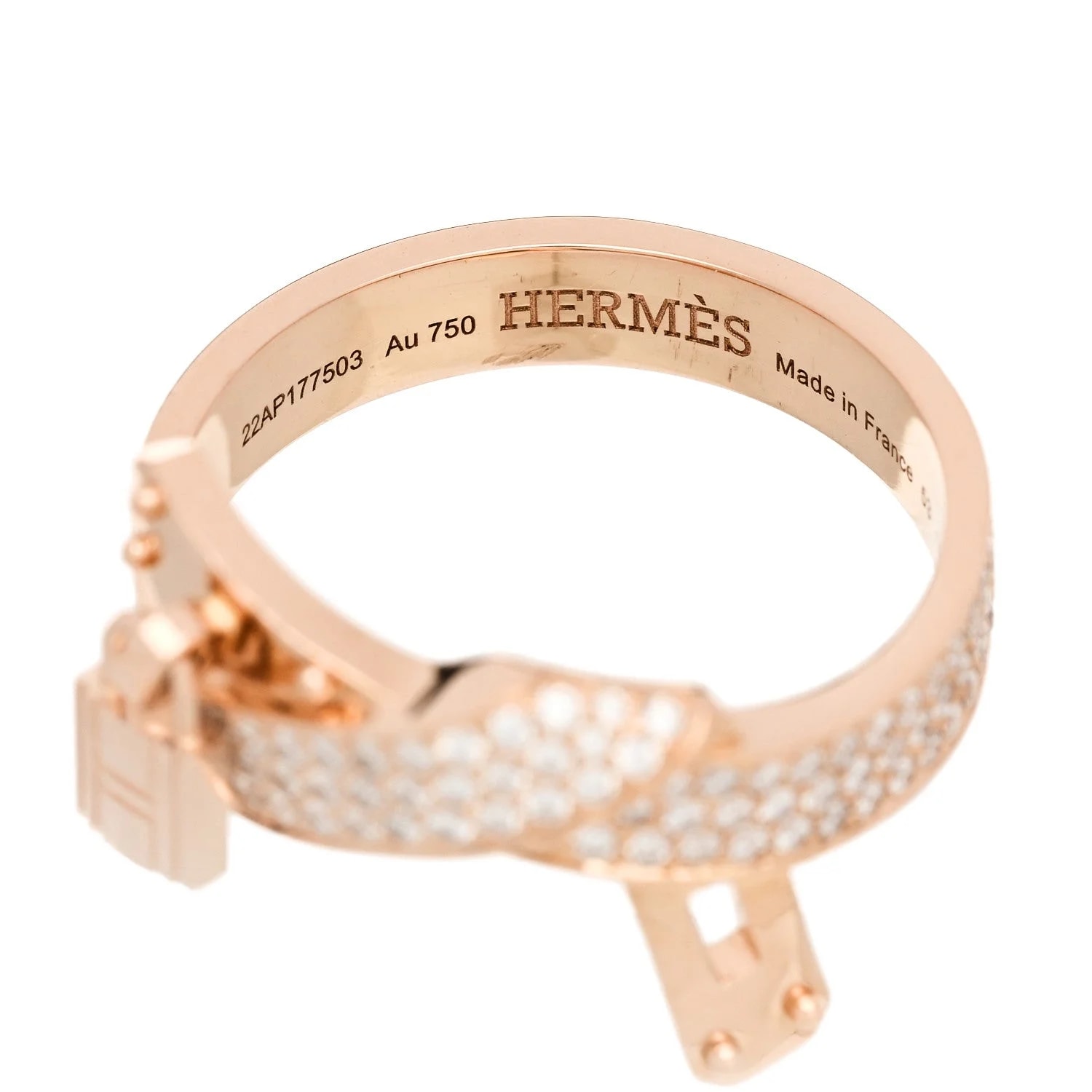 18K Rose Gold Kelly Gavroche 53 6.5 4