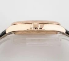 👑 Rolex Cellini | 18k Rose Gold | White Stick Dial | Leather Strap | 39mm 50505 2