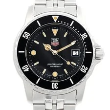 Tag Heuer — TAG Heuer Professional 1500 Series WD1210-D0 Date 200m Black Tritium Quartz — Watch — resale