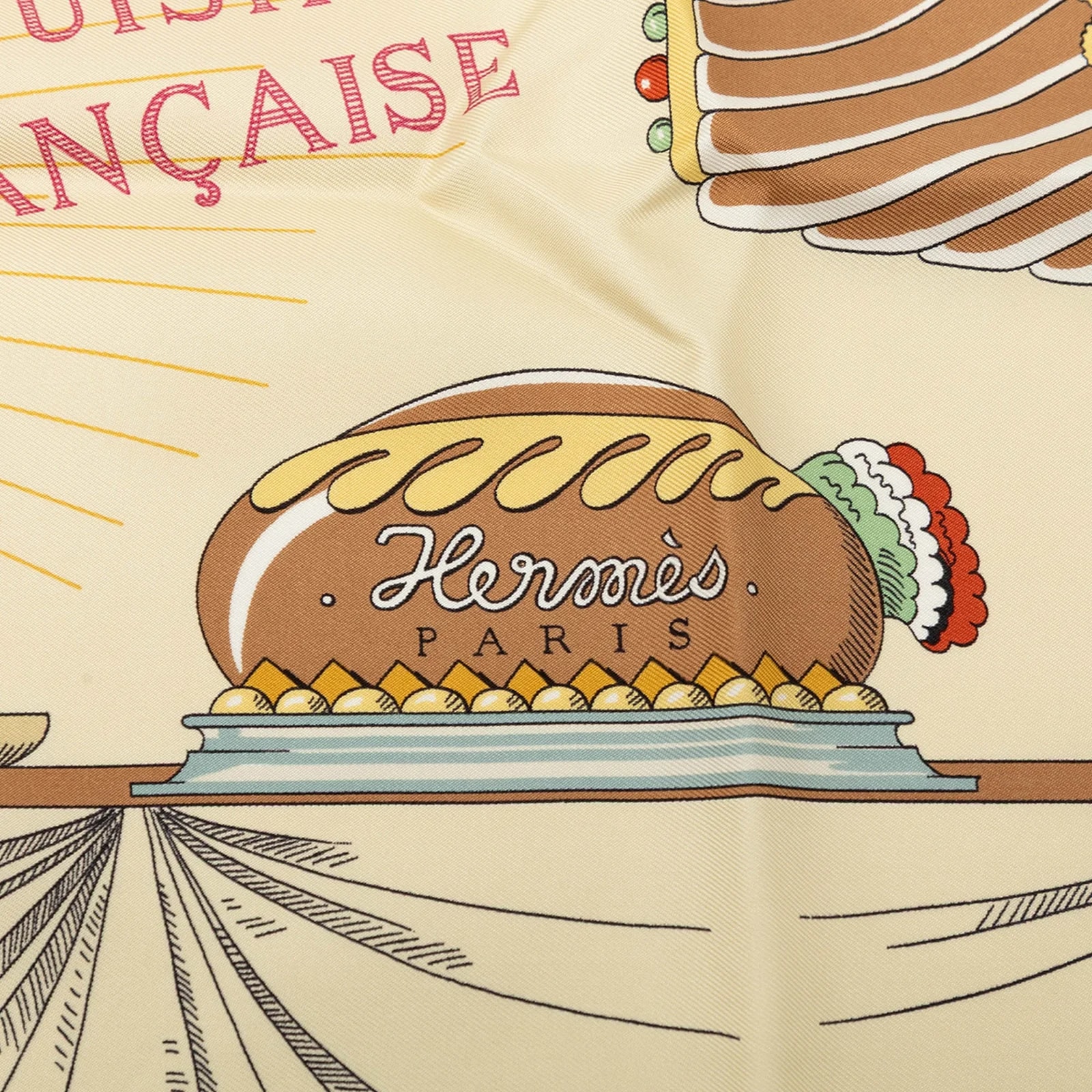 A la Gloire de la Cuisine Francaise Scarf 90 4