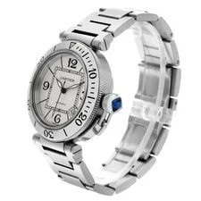 Cartier Pasha Seatimer Silver Dial Steel Automatic W31080M7 4