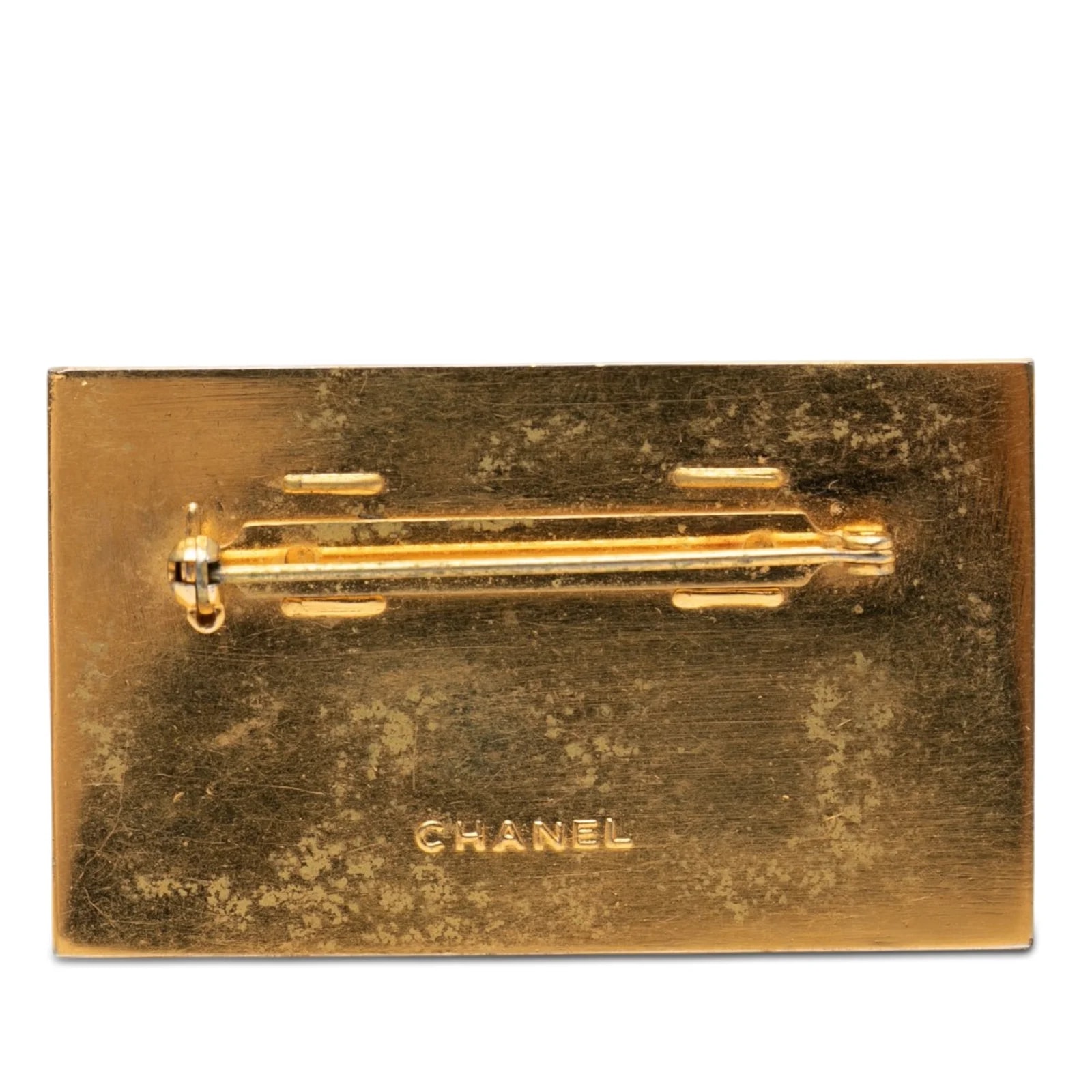 CC Logo Plate Brooch 2