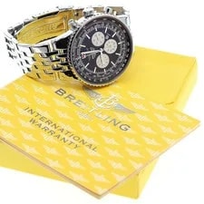 Breitling — Breitling Navitimer Heritage A35350 Automatic 43mm Box Papers Black;Silver — Watch — resale