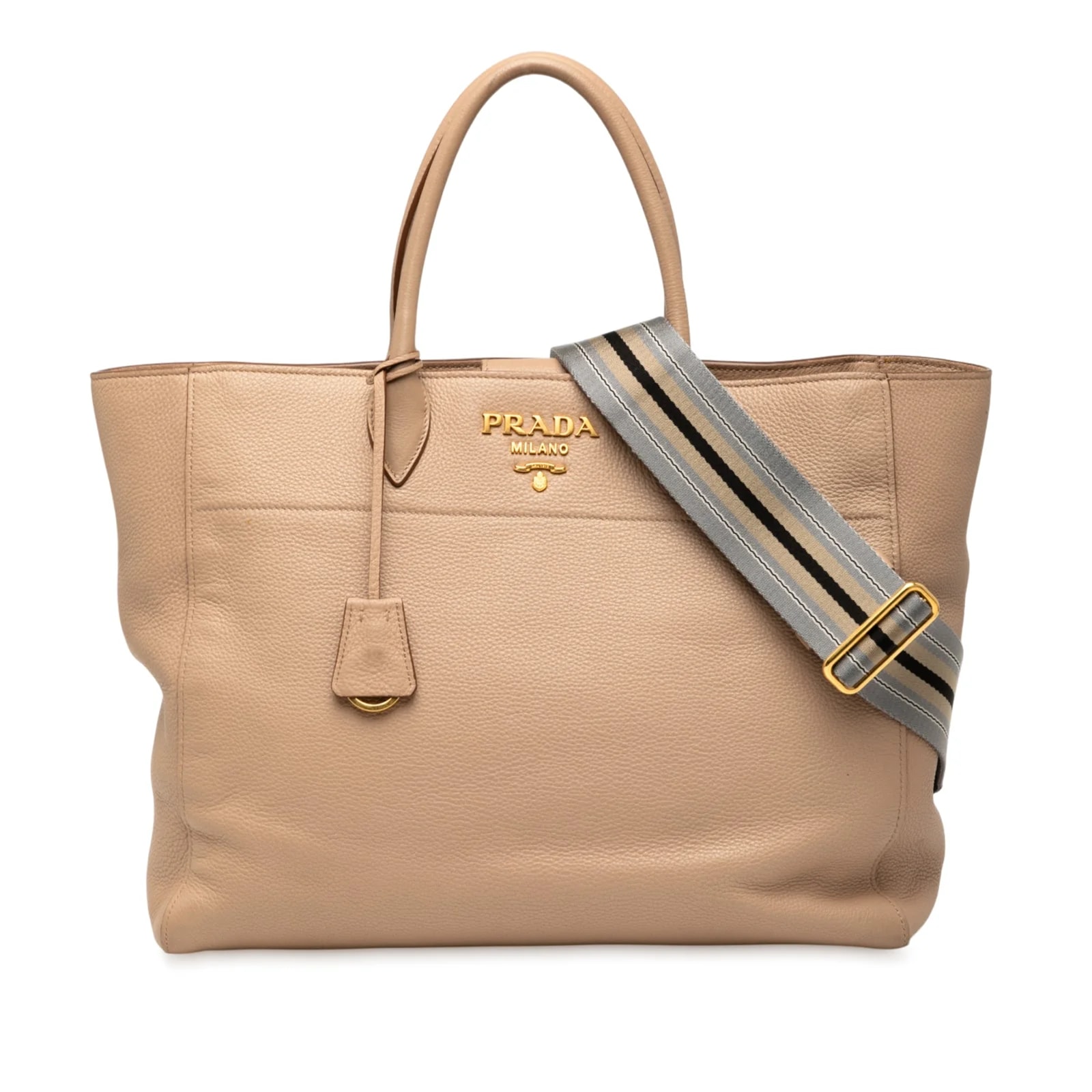 Prada — Vitello Phenix Open Convertible — Handbag — resale