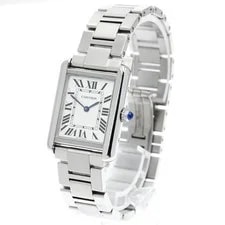 Cartier Tank Solo SM W5200013 24mm SS Silver #C5749 2