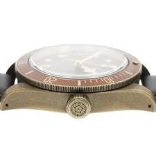 Tudor Heritage Black BAY Bronze 79250BM 43mm Bronze/Leather Brown #C16673 4