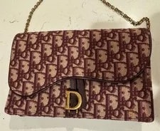 Dior Medium Saddle With Chain Monogram 3