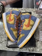 Size 8M/9.5W - Nike SB Dunk High Papa Bear 313171-781 2