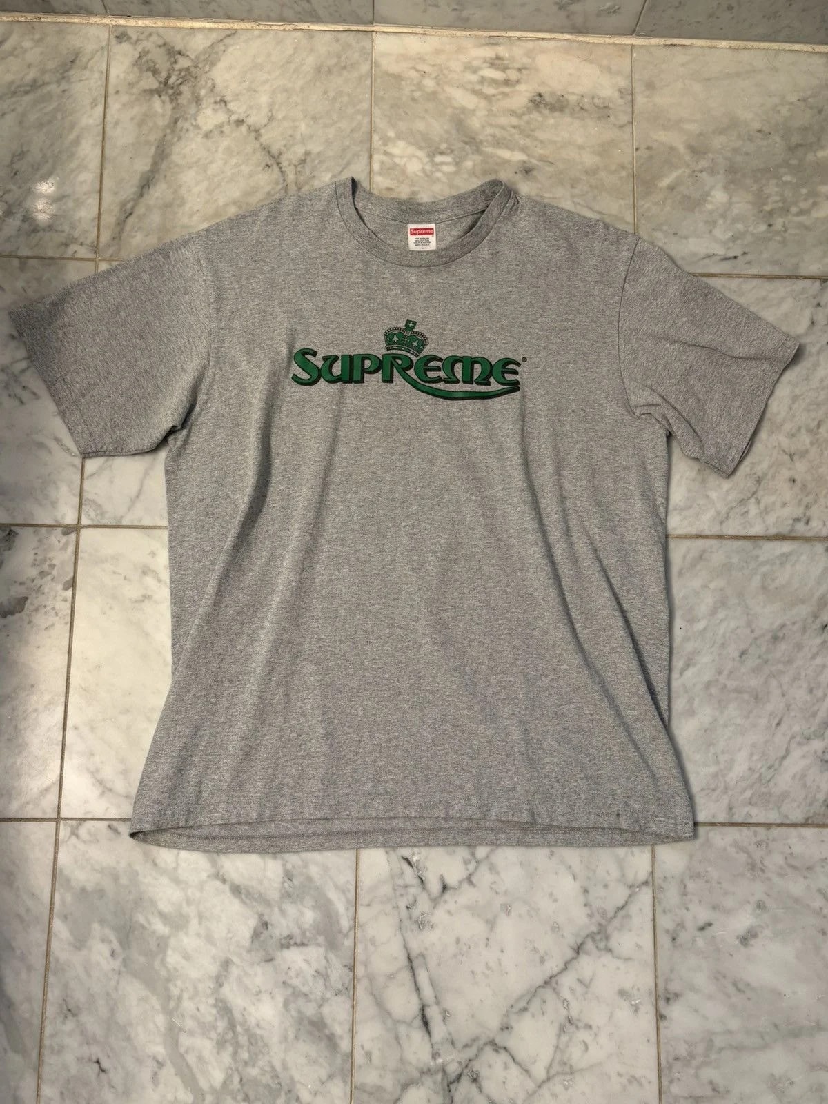 Supreme — Supreme 23’ Crown Tee Heather — streetwear — resale