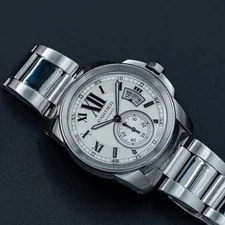 Cartier Calibre de | Ref W7100015 | 42mm | Steel | White Dial 2