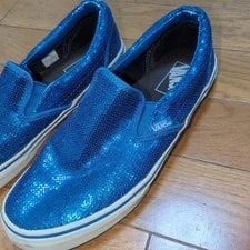 7.0US Vhtf Velveteen Vans Sequin Slip-Ons Several Times LTD Collec 2