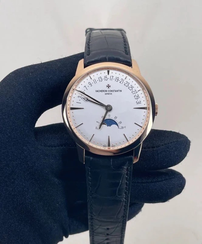 Vacheron Constantin Patrimony Moonphase Retrograde 18K Rose Gold 2