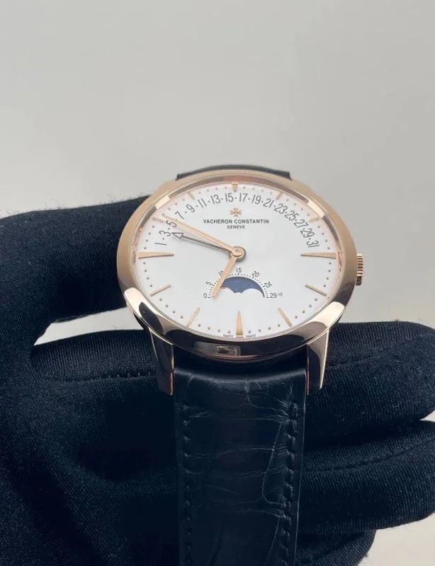 Vacheron Constantin Patrimony Moonphase Retrograde 18K Rose Gold 4