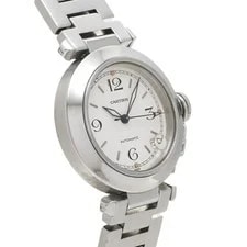 Cartier Pasha C W31015M7 ( 1031) 35mm Stainless Steel White #WW6826 3