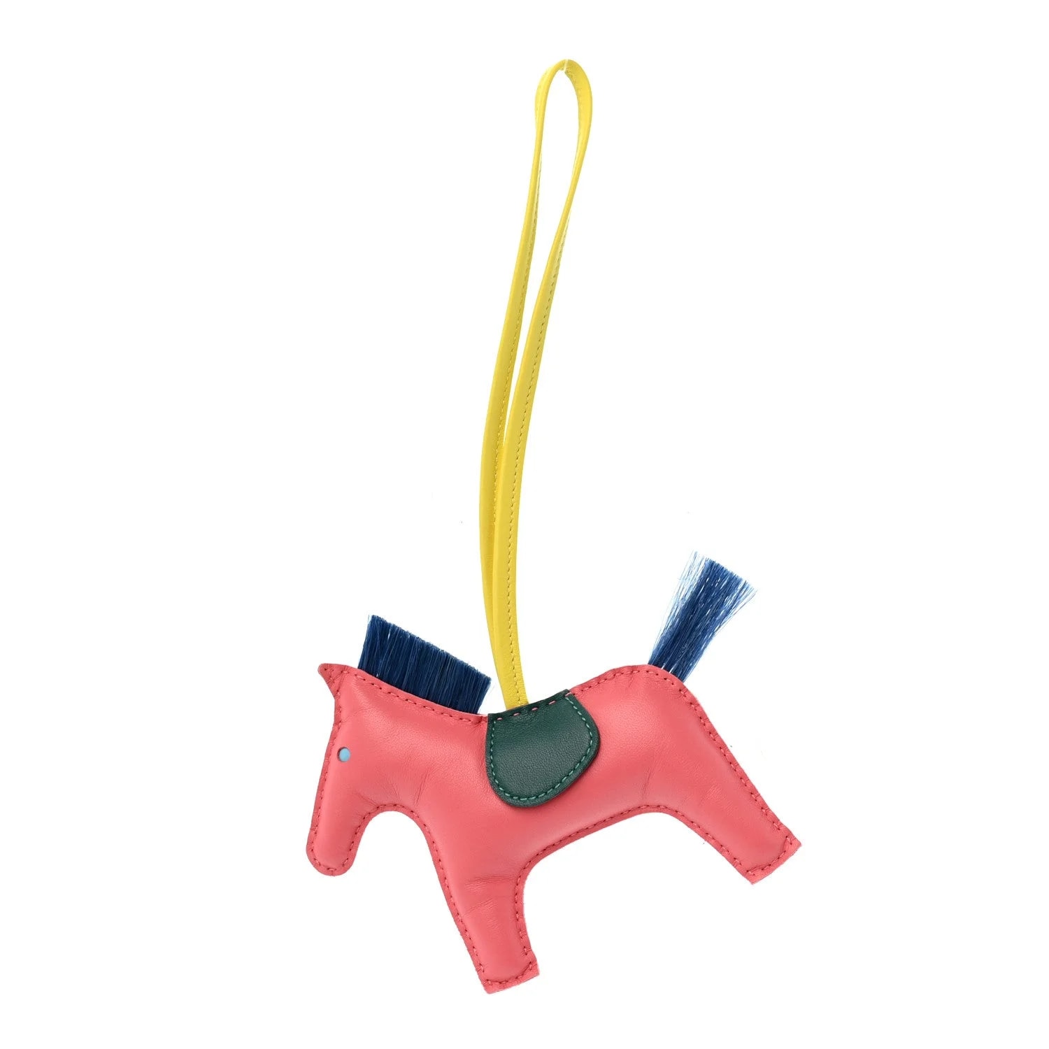 Hermès — Milo Horse Hair Grigri Rodeo Horse Bag Charm Azalee Malachite — Accessory — resale