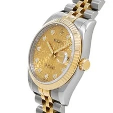 Rolex Datejust 36 116233G 36mm Stainless Steel Champagne #WW1091 2