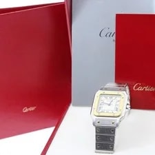 Cartier — Cartier Santos Galbé LM 81036283 29mm SS Beige #C2060 — Watch — resale
