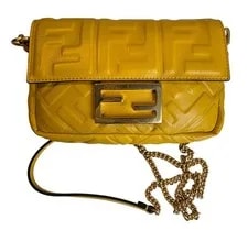 Fendi Mini Baguette Motif Crossbody $2,500 RRP 2
