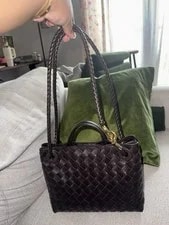 Bittega Veneta Small Andiamo Fondant Dust Pristine Condition 3