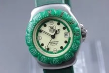 【Near 】 TAG Heuer Formula 1 372.508 Green Case Bezel 28mm 3