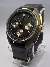 Bulova — Bulova 50th Anniv Apollo 15 Mission Lunar Pilot Chronograph W/ Box Papers — Watch — resale