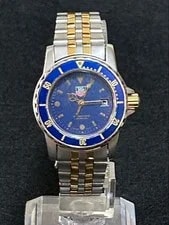 TAG Heuer WD1423-G-20 200m Quartz Blue Dial Silver Date Working 4