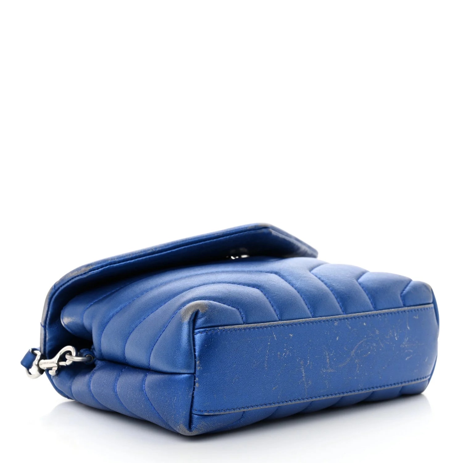 Metallic Y Toy Loulou Crossbody Royal 4
