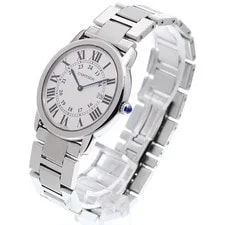 Cartier Ronde Solo LM W6701005 Date Silver Dial Quartz Watch_957883 2