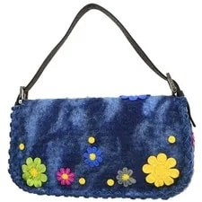 Fendi Felt Patchwork Baguette 3686/26424/099 135260 2