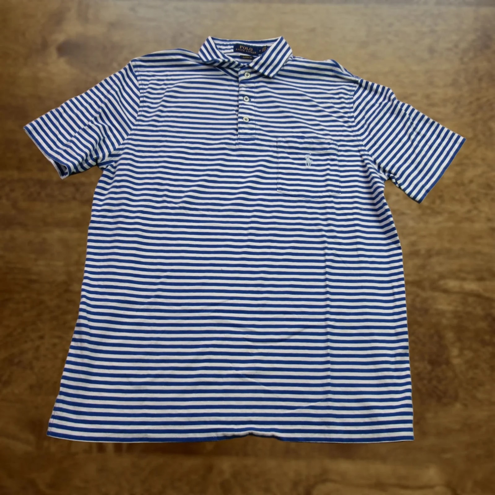 Polo Ralph Lauren — Polo Ralph Lauren Classic Fit Stripe Short Sleeve Polo Shirt M — streetwear — resale