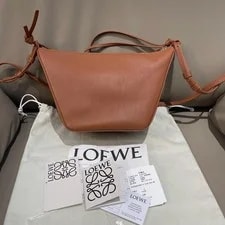 Loewe — Loewe Hammock Hobo Embossed Letter Puzzle Zipper Closure - Excellent #1DGFORY — Handbag — resale